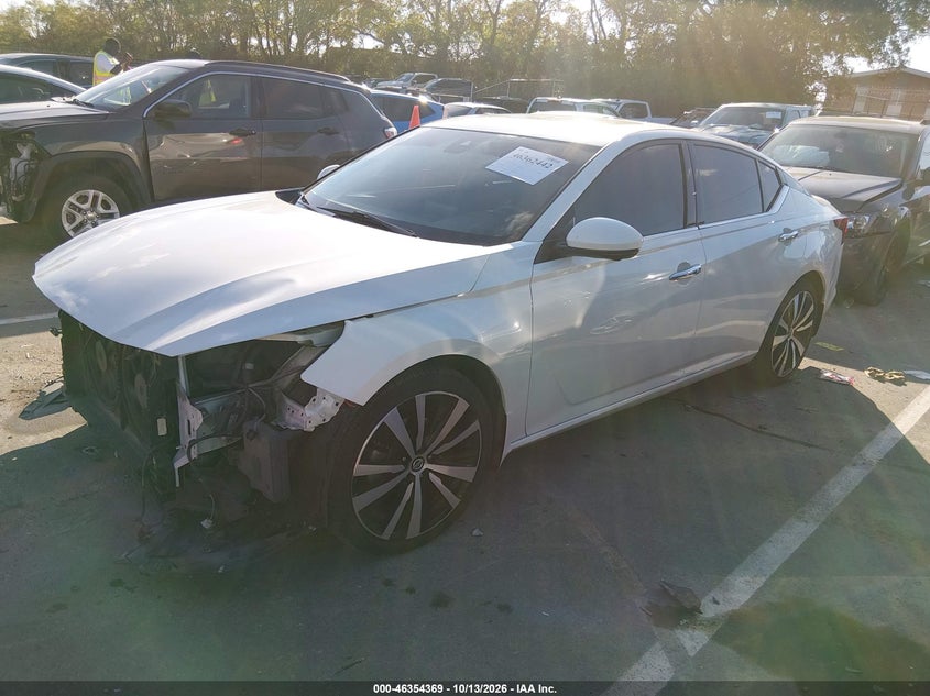 Vin: 1n4bl4fw2kc206835, lot: 46854635, nissan altima 2.5 platinum 20192