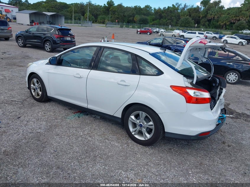 Vin: 1fadp3f22el378890, lot: 46854652, ford focus se 20143