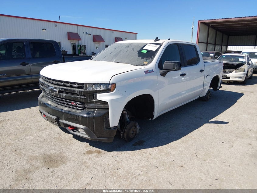 Vin: 3gcpyfed1kg172221, lot: 46854732, chevrolet silverado 1500 lt trail boss 20192