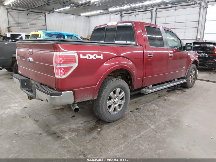 Vin: 1ftfw1et9dkf51524, lot: 46854749, ford f-150 lariat 20134