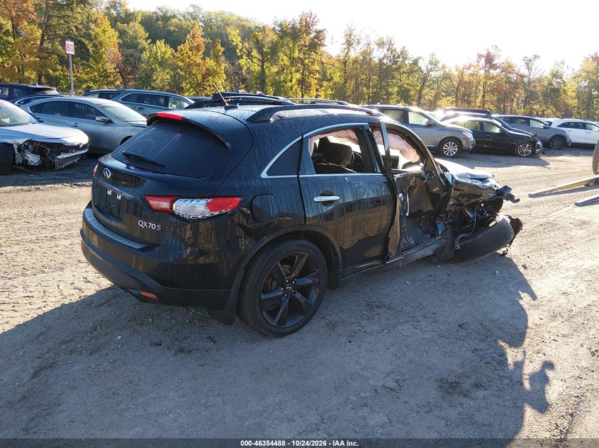 Vin: jn8cs1mu6fm380302, lot: 46854754, infiniti qx70 20154