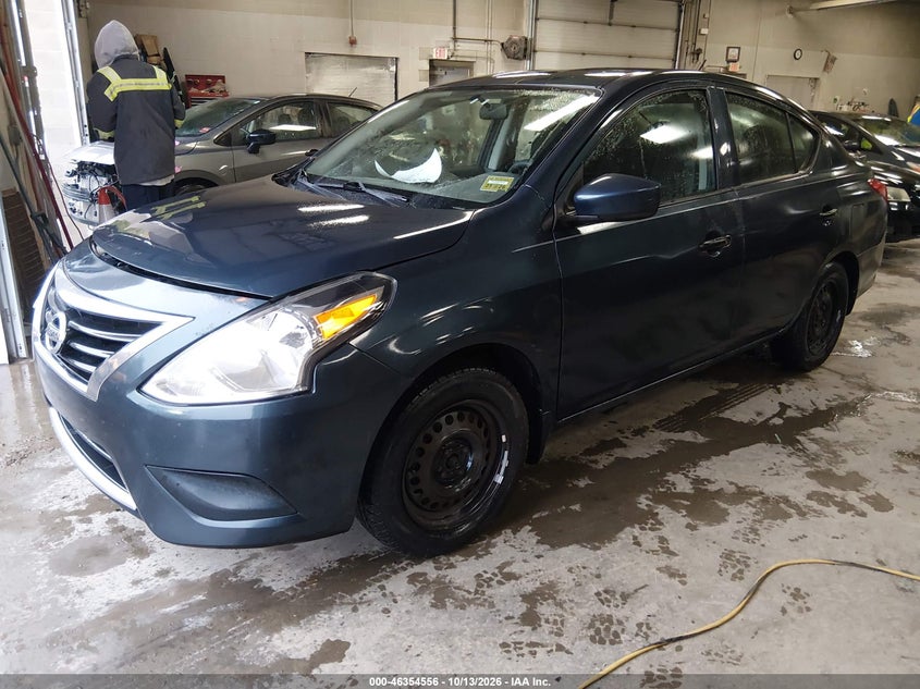 2017 Nissan Versa 1.6 S+, Front End, IAAI, VIN 3N1CN7AP3HL894032 — photo 2