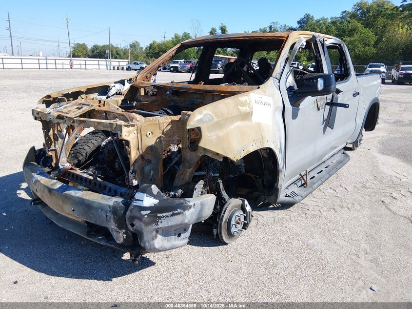 2025 Chevrolet Silverado 1500 4Wd Short Bed Zr2, Total Burn, IAAI, VIN 3GCUKHEL2SG265725 — photo 2