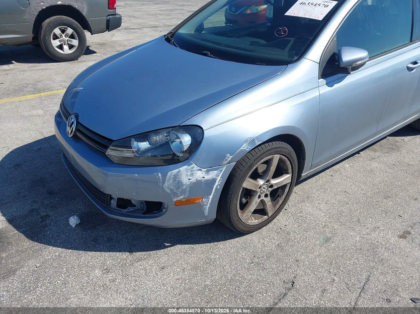 VOLKSWAGEN GOLF 2012 VIN WVWBB7AJ1CW176835