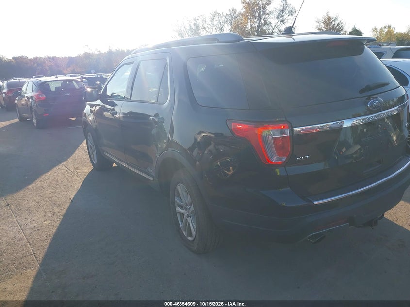 Vin: 1fm5k8dh0jgb63962, lot: 46854876, ford explorer xlt 20183
