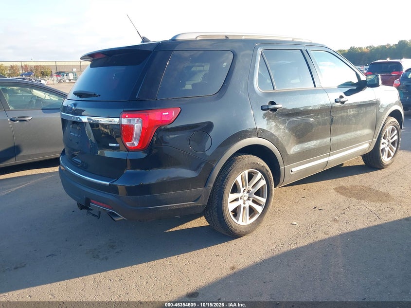 Vin: 1fm5k8dh0jgb63962, lot: 46854876, ford explorer xlt 20184