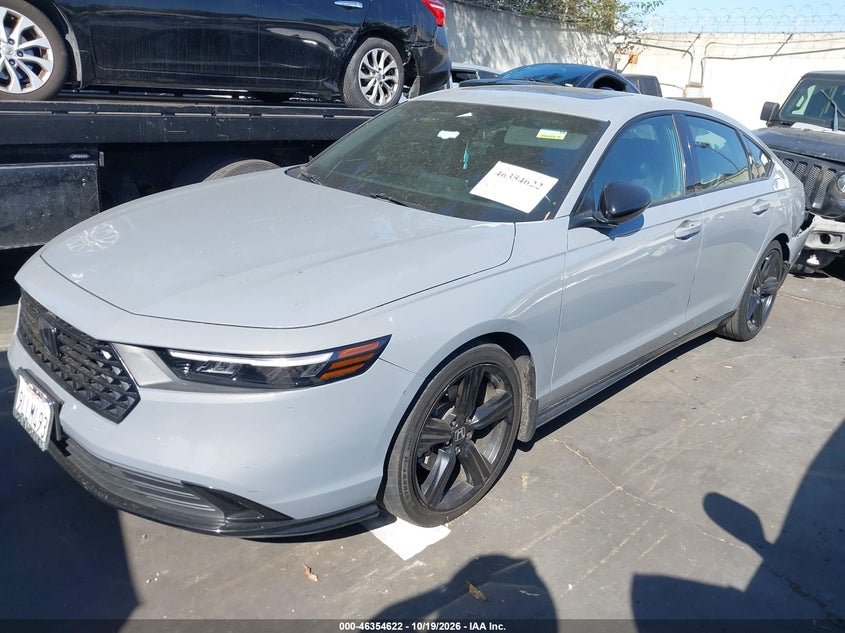 Vin: 1hgcy2f77ra044057, lot: 46854889, honda accord hybrid sport-l 20242