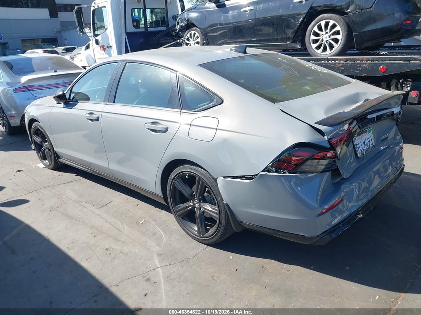 Vin: 1hgcy2f77ra044057, lot: 46854889, honda accord hybrid sport-l 20243