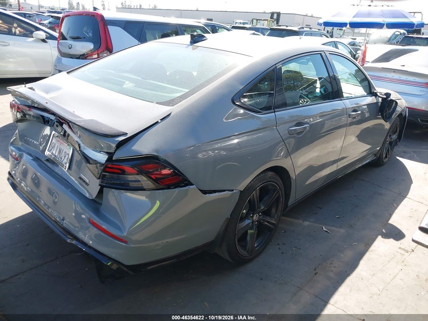 Vin: 1hgcy2f77ra044057, lot: 46854889, honda accord hybrid sport-l 20244