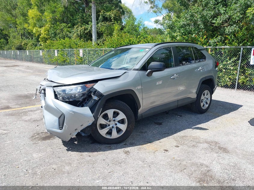Vin: 2t3h1rfvxlc079573, lot: 46854957, toyota rav4 le 20202