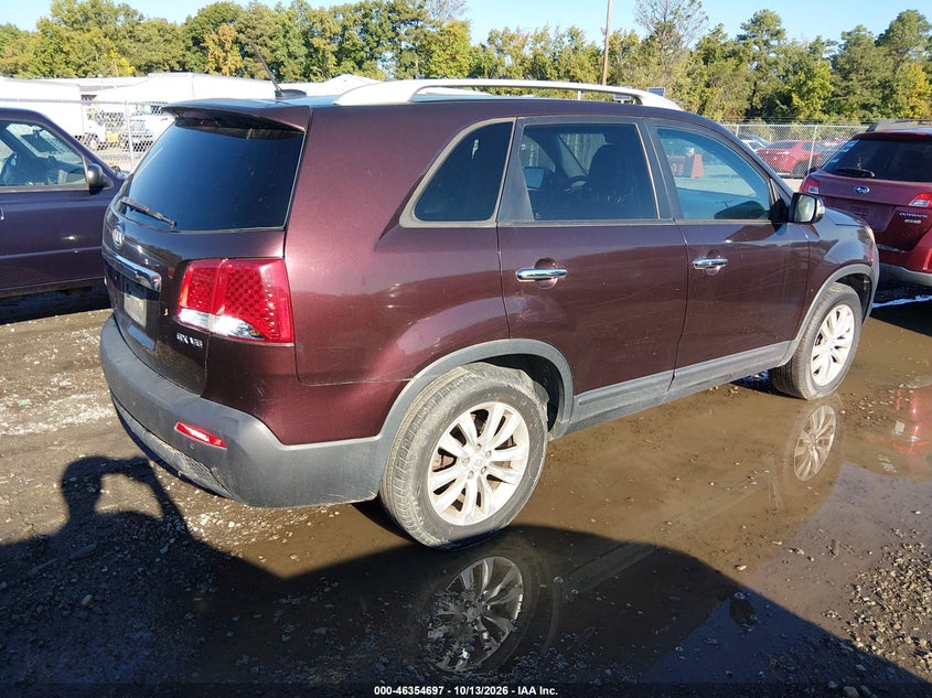 Vin: 5xyku4a21bg065439, lot: 46854963, kia sorento ex v6 20114