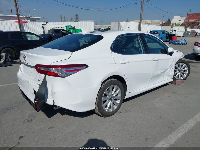 Vin: 4t1c11ak5lu972489, lot: 46854965, toyota camry le 20204