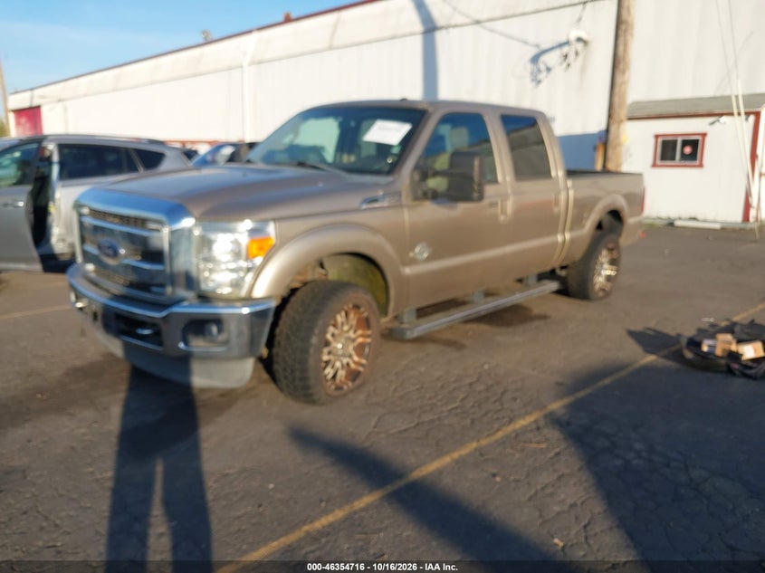 Vin: 1ft7w2bt8bec70521, lot: 46854982, ford f-250 lariat 20112