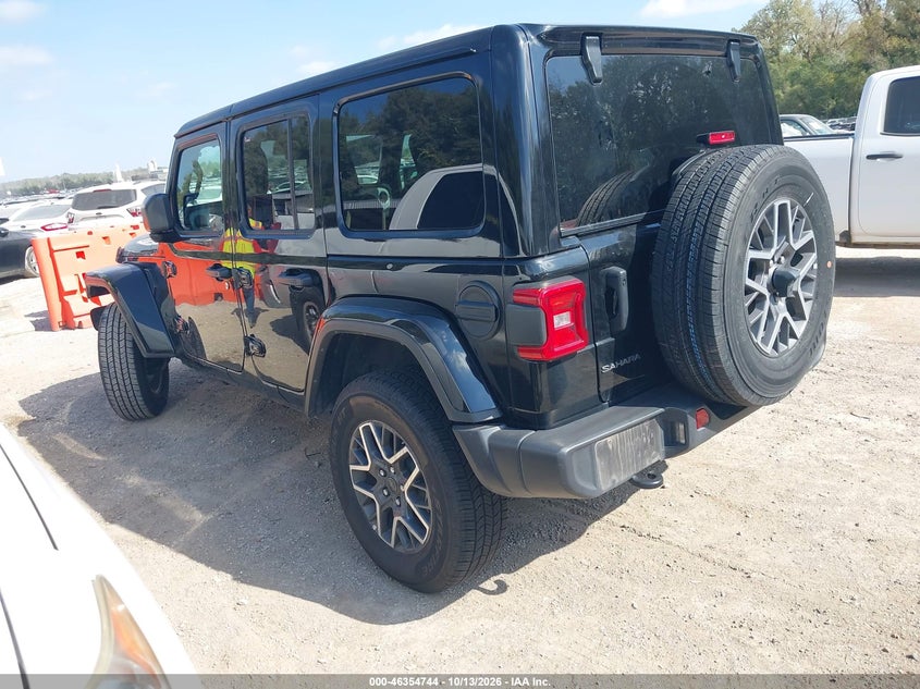 Vin: 1c4pjxen1sw570372, lot: 46855010, jeep wrangler 4-door sahara 4x4 20253