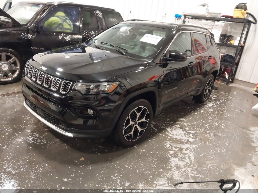 Vin: 3c4njdcn6tt174812, lot: 46855012, jeep compass limited 20262