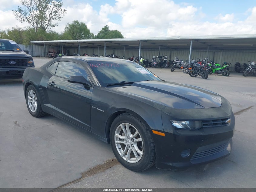 Vin: 2g1fb1e31f9288180, lot: 46855017, chevrolet camaro 2ls 20151