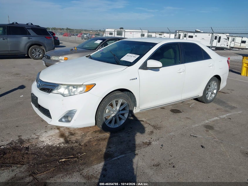 2012 Toyota Camry Hybrid Xle, All Over, IAAI, VIN 4T1BD1FK6CU009256 — photo 2