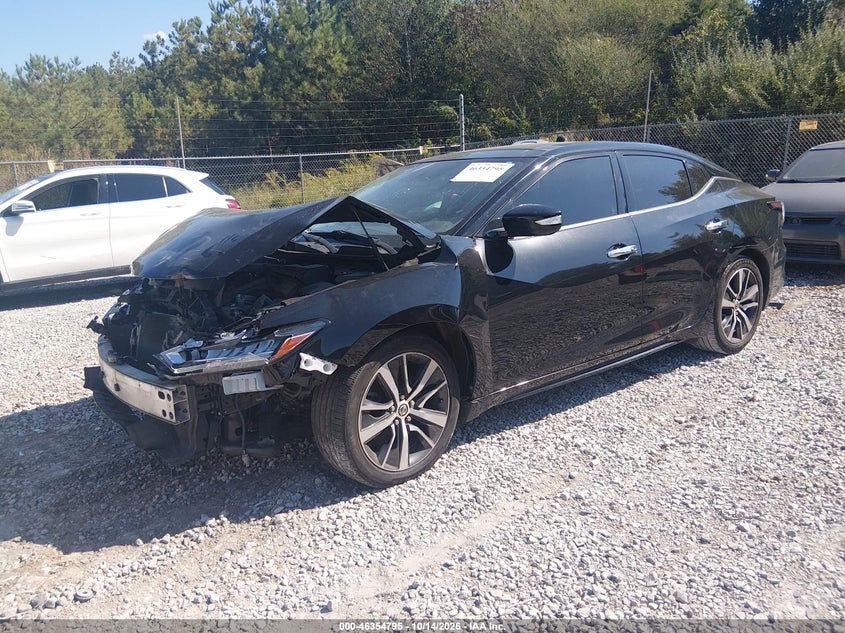 2019 Nissan Maxima 3.5 Sl, Front End, IAAI, VIN 1N4AA6AV4KC374567 — photo 2