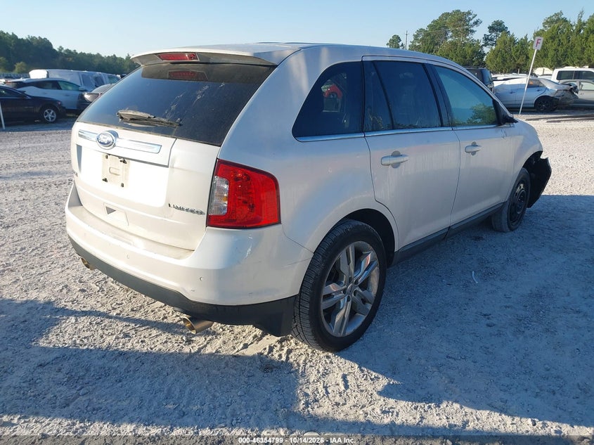 Vin: 2fmdk3kc6bbb06485, lot: 46855065, ford edge limited 20114