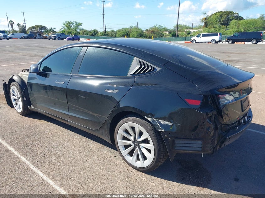 Vin: 5yj3e1ea9pf612327, lot: 46855089, tesla model 3 rear-wheel drive 20233