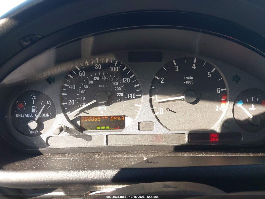 BMW Z3 1998 VIN 4USCH7324WLE05844