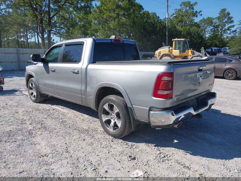 Vin: 1c6srfjt8kn755825, lot: 46855153, ram 1500 laramie  4x4 5'7 box 20193