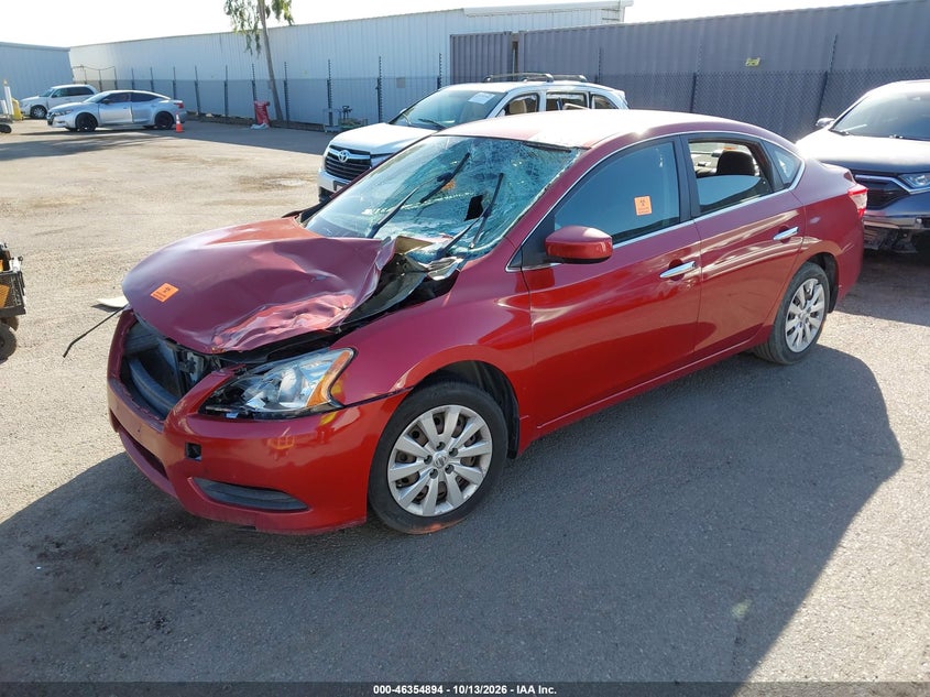 Vin: 3n1ab7ap5dl794069, lot: 46855160, nissan sentra s 20132