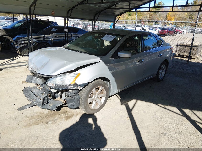 Vin: 3n1ab7ap4dl675123, lot: 46855202, nissan sentra s 20132