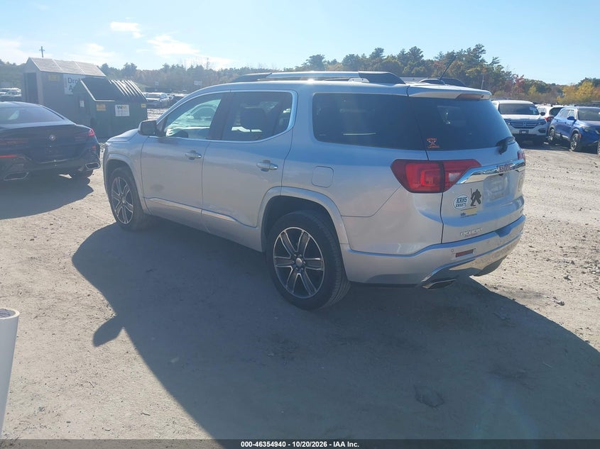 Vin: 1gkknxls0hz189941, lot: 46855206, gmc acadia denali 20173