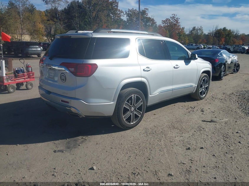 Vin: 1gkknxls0hz189941, lot: 46855206, gmc acadia denali 20174