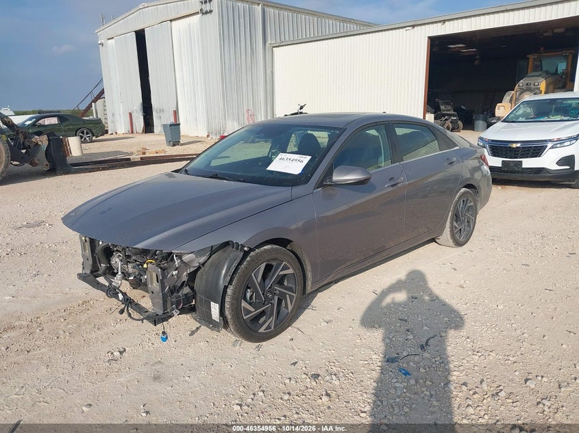 2025 Hyundai Elantra Sel Convenience, Front End, IAAI, VIN KMHLS4DG2SU046281 — photo 2
