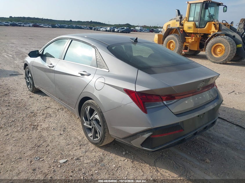 Vin: kmhls4dg2su046281, lot: 46855222, hyundai elantra sel convenience 20253