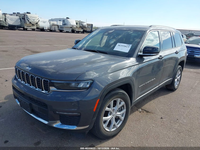 Vin: 1c4rjkbg3p8886496, lot: 46855289, jeep grand cherokee l limited 4x4 20232