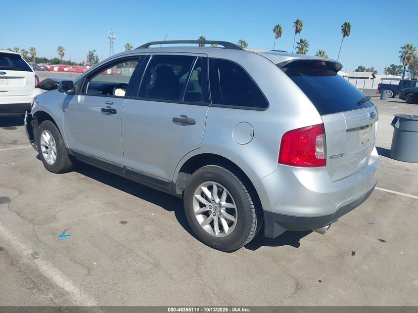 Vin: 2fmdk3gc1dbb54567, lot: 46855377, ford edge se 20133