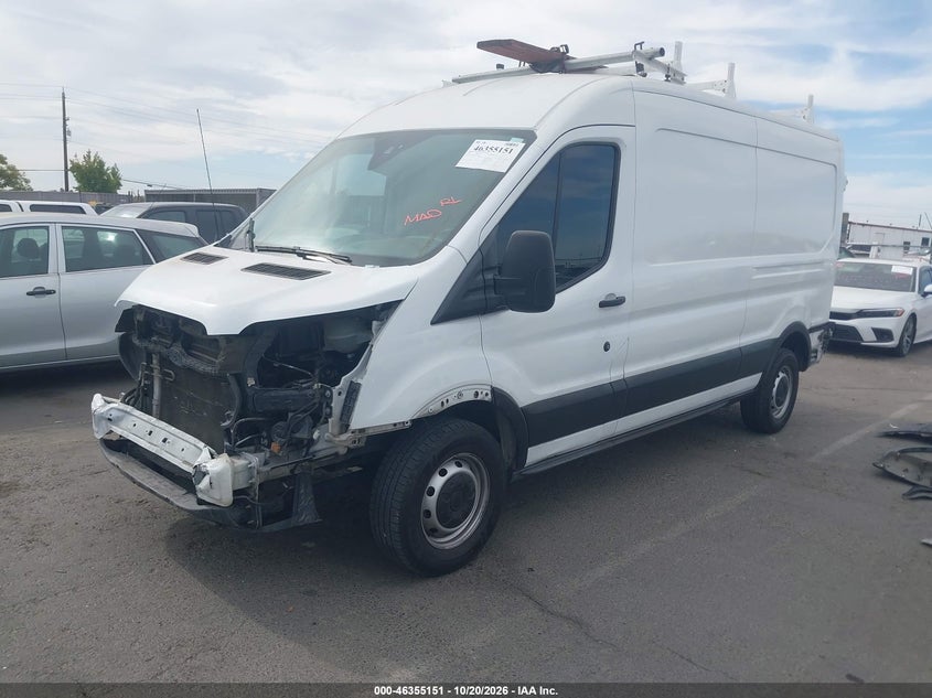 Vin: 1ftyr2cm9kkb54653, lot: 46855417, ford transit-250 20192