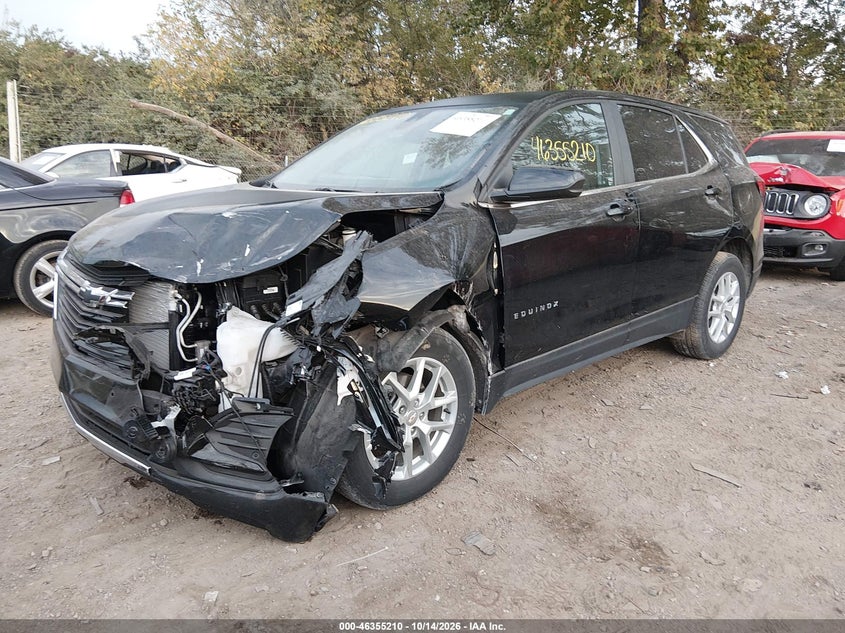 2024 Chevrolet Equinox Awd Lt, Left Front, IAAI, VIN 3GNAXUEG3RL192681 — photo 2