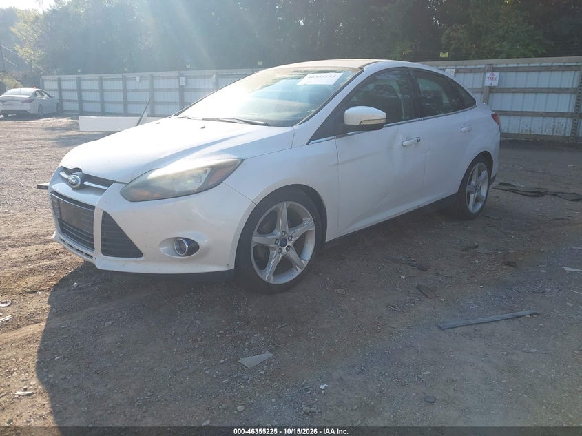 Vin: 1fadp3n22dl113399, lot: 46855491, ford focus titanium 20132