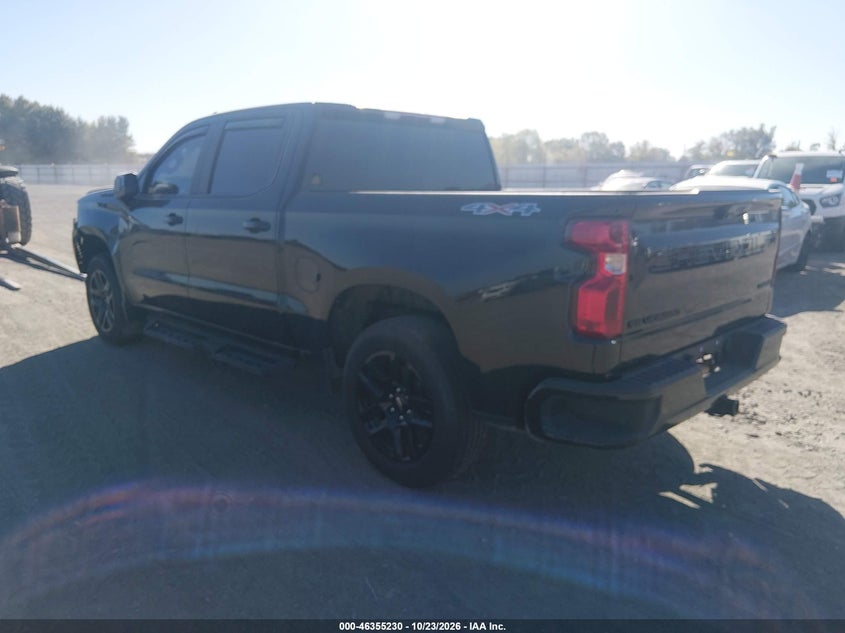 Vin: 1gcpkbek8sz131352, lot: 46855496, chevrolet silverado 1500 4wd  short bed custom 20253