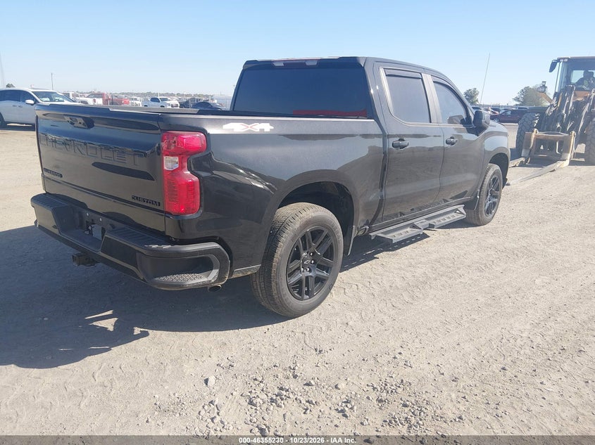 Vin: 1gcpkbek8sz131352, lot: 46855496, chevrolet silverado 1500 4wd  short bed custom 20254