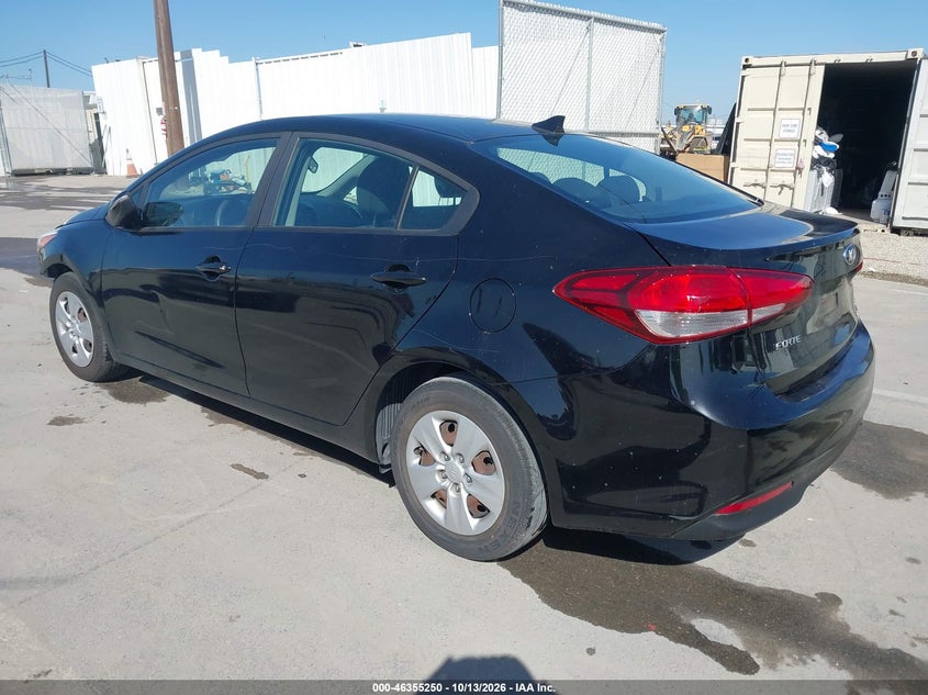 Vin: 3kpfk4a75he117132, lot: 46855516, kia forte lx 20173