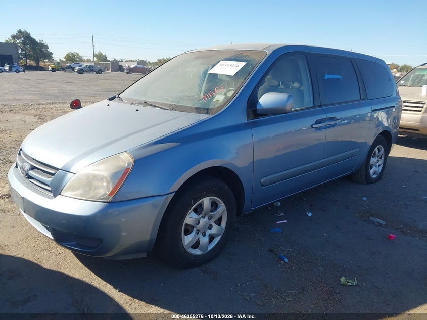 2006 Kia Sedona Ex/Lx, Обычный износ, IAAI, VIN KNDMB23306603172K — фото 2