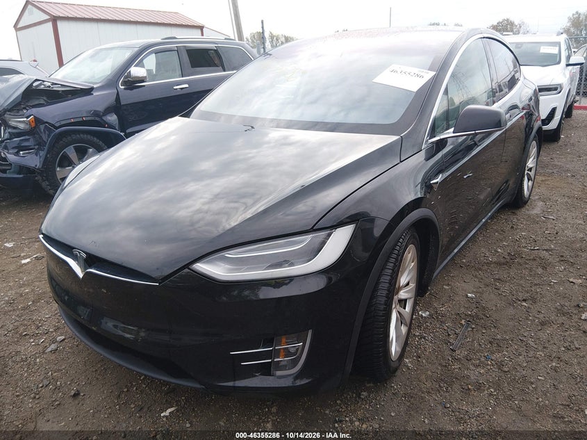 Vin: 5yjxcbe20hf041687, lot: 46855552, tesla model x 100d/75d/90d 20172