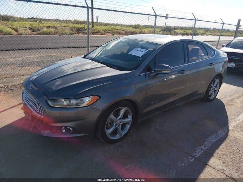 Vin: 3fa6p0lu5dr191690, lot: 46855618, ford fusion hybrid se 20132