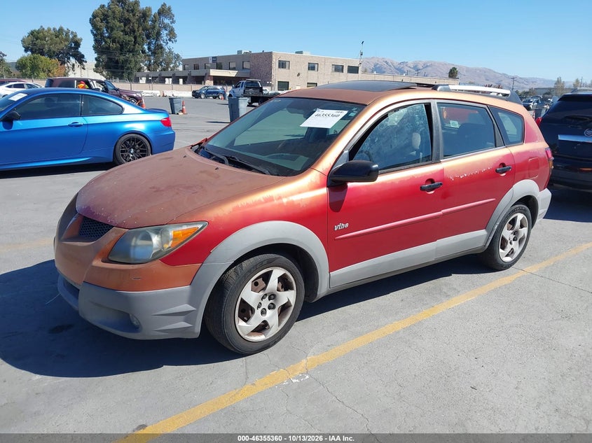 PONTIAC VIBE 2003 VIN 5Y2SL628X3Z457467