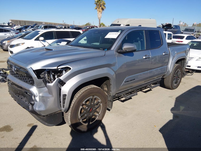 2025 Toyota Tacoma Trd Sport, Left Rear, IAAI, VIN 3TMLB5JN8SM199507 — photo 2