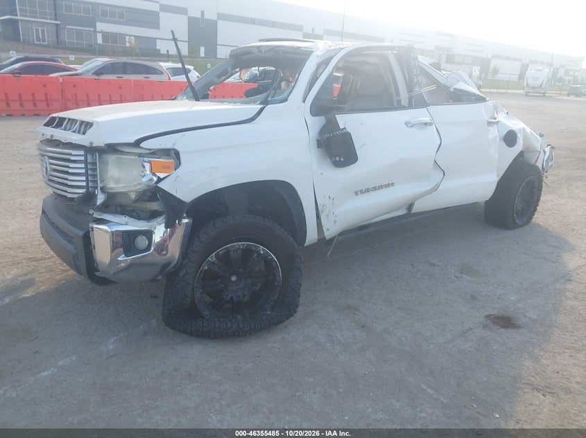 Vin: 5tffy5f13fx190960, lot: 46855751, toyota tundra limited 5.7l v8 20152