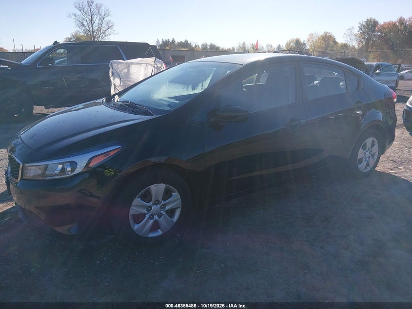 Vin: 3kpfk4a71he098160, lot: 46855752, kia forte lx 20172