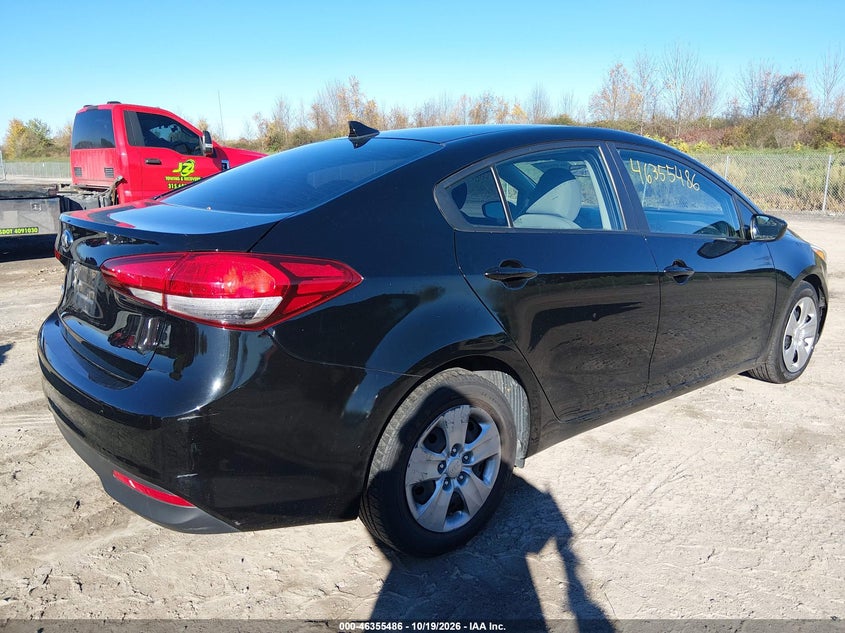 Vin: 3kpfk4a71he098160, lot: 46855752, kia forte lx 20174