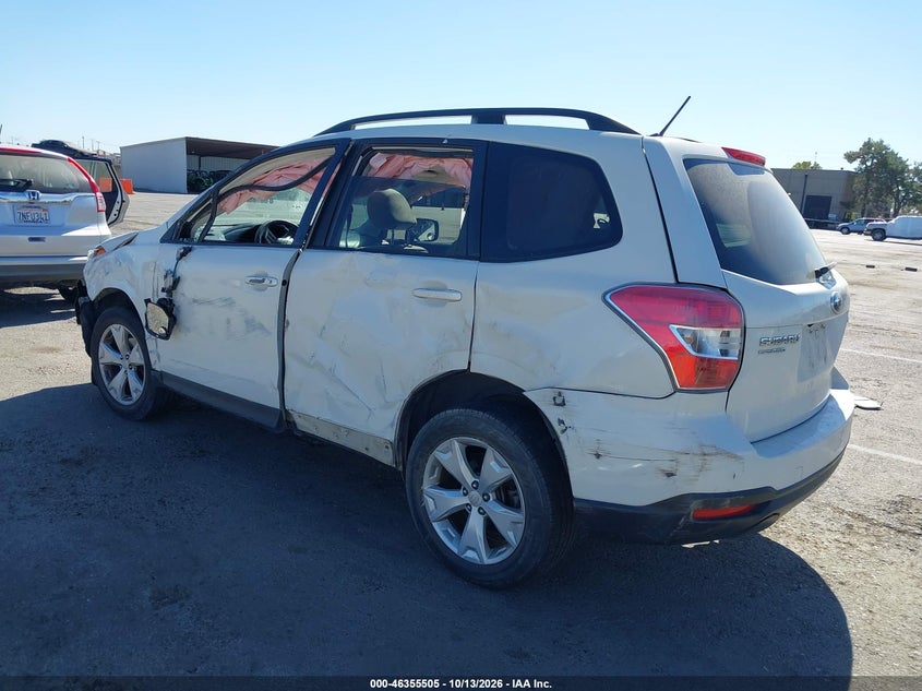 Vin: jf2sjadc9fg812771, lot: 46855771, subaru forester 2.5i premium 20153