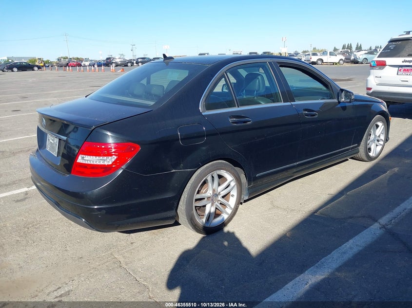 Vin: wddgf4hb4da762716, lot: 46855776, mercedes-benz c 250 sport 20134